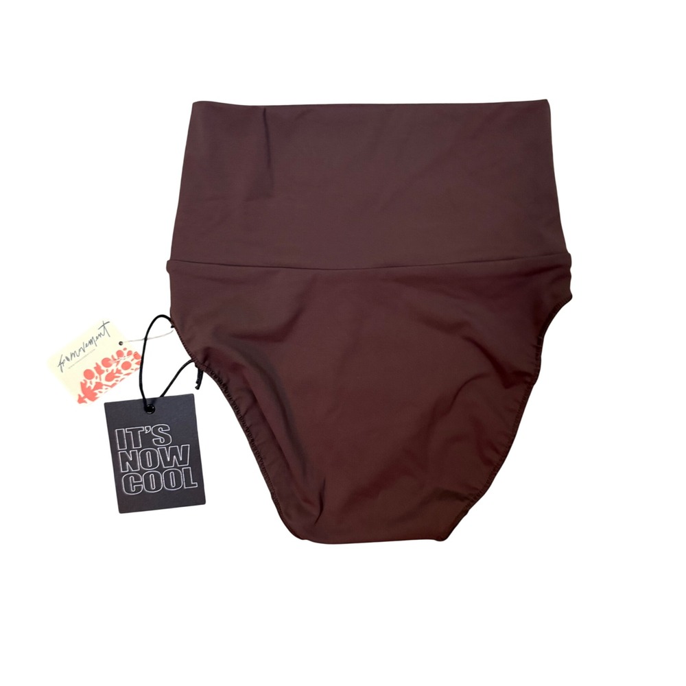 NWT Free People It’s Now Cool High-Waist Bikini Bottom